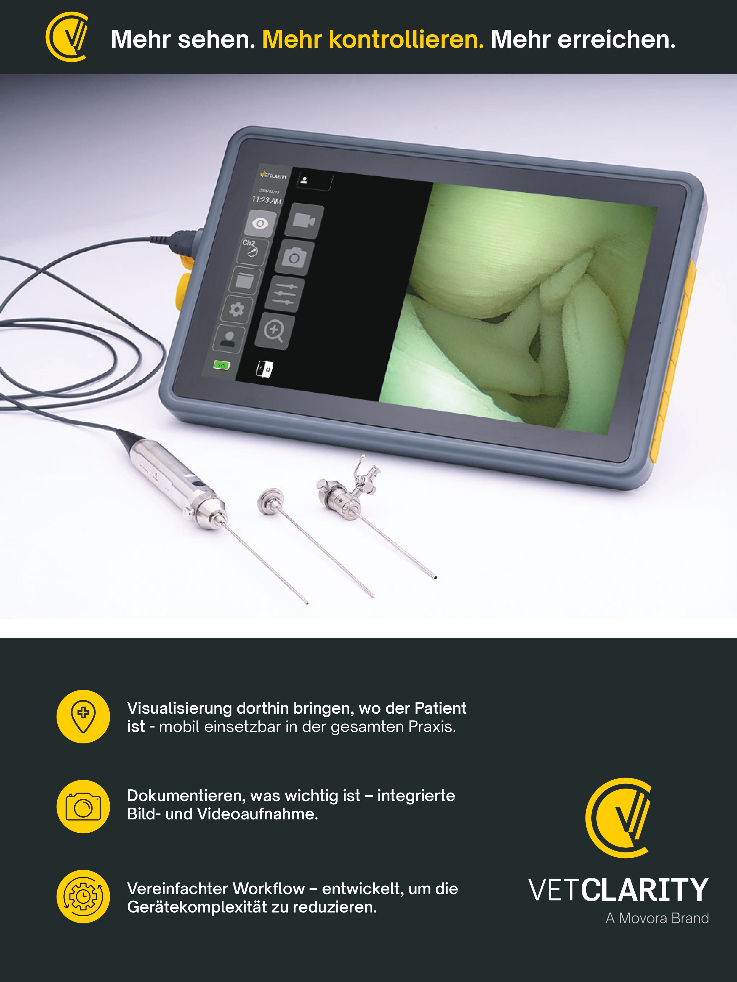 VET CLARITY - Mehr sehen. Mehr kontrollieren. Mehr erreichen