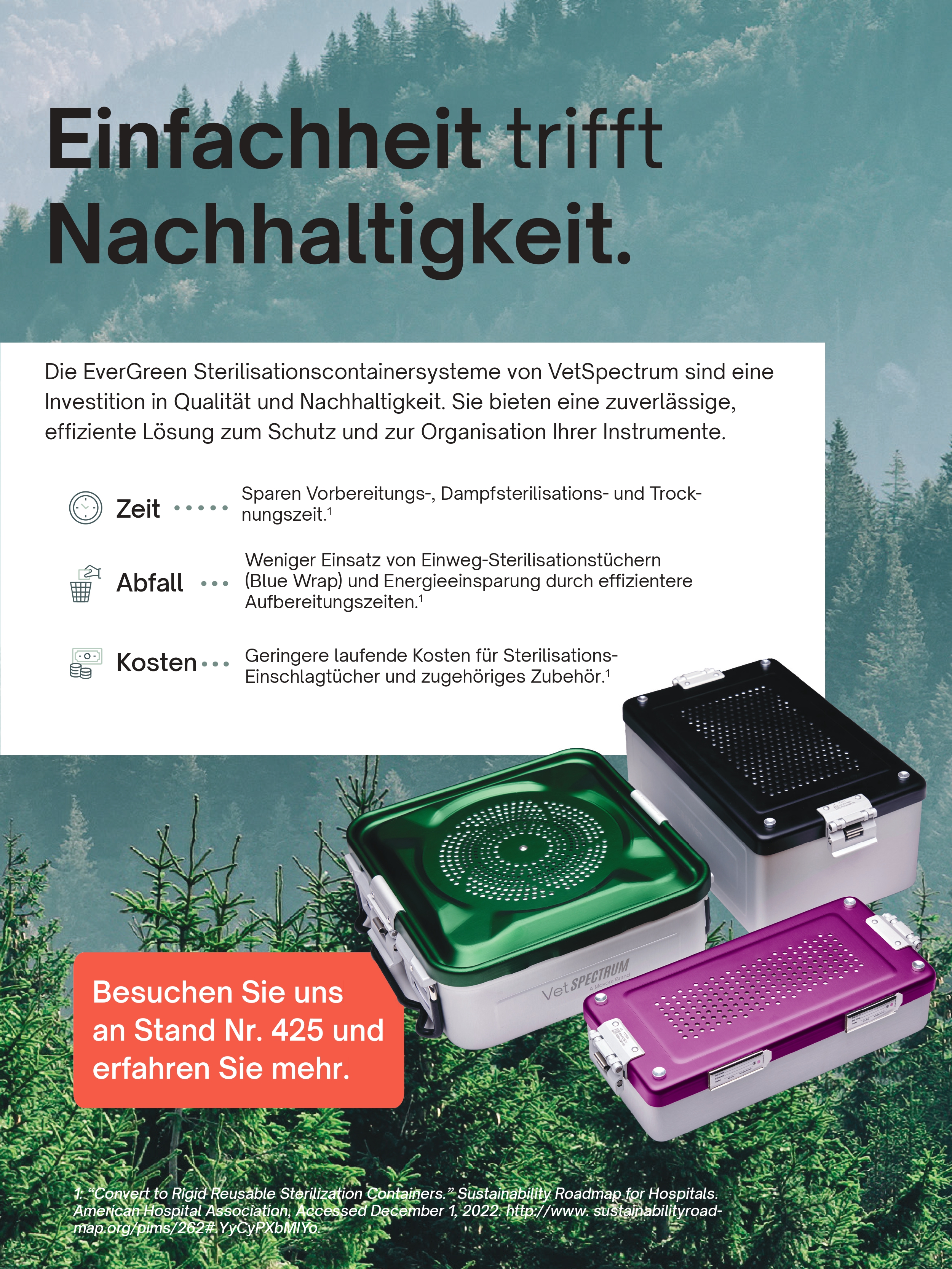 The EverGreen Sterilization Container Systems by VetSpectrum